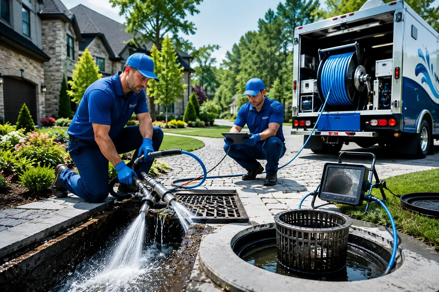 Local outdoor drain cleaning professionals in Deanville, TX
